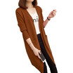Womens autumnwinter 2018 womens Korean version of solid color baggy knitted cardigan with a slim sweater jacket