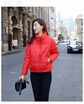Winter 2018 new Korean straight down collar puffer women short style fashion show thin jacket easy to match the down jacket tide