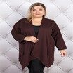 New autumn&winter V-neck long cardigan pocket knit jacket loose sweater bat shirt