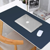Ling charm double-sided two-color mouse pad large desk pad desk desk pad desktop waterproof mouse pad treasure blue yellow
