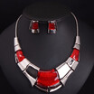 new nice America brand temperament gem brief paragraph clavicle necklace dinner set female high-grade fashion accessories