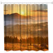 The Sun Shines Polyester Shower Curtain Bathroom Curtain High Definition 3D Printing Water-Proof