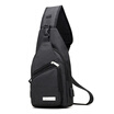USB Charging Bag Sling Bag Pack Shoulder Chest Cross Body Backpack Daypack Bike Cycling Travel Hiking Sports Bag