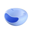 Multifunction Creative Small Double Layer Fruit Dish Snack Plates Storage Box Trash Can Phone Holder