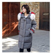 2018 autumn&winter new down womens long long big hair collar thick size Korean version of cotton jacket female fashion