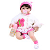 22in Reborn Baby Rebirth Doll Kids Gift Cloth Material Body