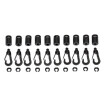 10 Unids Cable Hook Terminal End Con Pestañas Bungee Hooks Para Kayak Barco Canoa