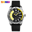 SKMEI спортивные кварцевые часы Для мужчин модные Повседневное 30 м Водонепроницаемость часы силиконовый ремешок Наручные часы Relogio Masculino 9151
