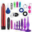 Multifunctional Massage Tool Set Vibrator Male Seminal Lock Ring Adult Sex Product Love Egg Finger Stall Vaginal Balls Anus Washer