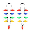 9LEDs LED Luminous Necklace Holiday Party Navidad 2PCS