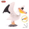 Oenux Original Paradise Birds Flamingos Ara Seagull Pelican Snowy Owl Figurines High Quality PVC Animal Action Figure Child Toy