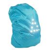 Funda Impermeable 9LED Seguridad Seguridad Mochila Bolsa Lluvia 30-40L