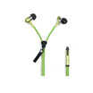 Sport Earphone Wired Super Bass 35mm Colorful Headset Earbud with Microphone Hands Zipper Design Waterproof