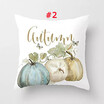 Halloween Pumpkin Square Cotton Linen Throw Pillow Case Cushion Cover Home Decor