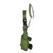 Outdoor Hunting Shooting Gear Holster Thigh Leg Gear Holster Pouch Wrap-around with Coil Lanyard