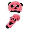 Winter Toddler Girl Boy Cute Panda Hat Scarf Set Fleece Beanie Warm Cap Unisex Two-Piece Set
