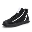 Mens Shoes Fashion Casual Shoes Light Breathable Shoes High Cut Shoes For Men Red White Size 39-44