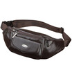 Men Genuine Leather Belt Bum Fanny Pack Waist Bag Vintage Travel Hiking Shoulder Messenger Hip Sling Chest Bags