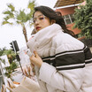 Winter 2018 new Korean version of the fashion lapel down padded jacket students jacket thickened short style padded jacket