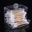 New Acrylic Cotton Swabs Storage Holder Box Transparent Makeup Case Cosmetic Container