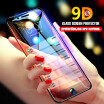 9D Full Cover Curved Edge Tempered Glass For iPhone Xs Max XR 7 8 X 10 6 6s plus 6 7 6S 9H Screen Protector Full Cover Bag Film