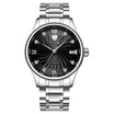 TEVISE 8122S Automatic Mechanical Watch Men Water-resistant Stainless Steel Strap Alloy Casing