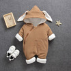 2108 New Baby rompers Overalls Clothes Winter Boy Girl Garment Thicken Warm Pure Cotton Outerwear coat jacket kids Snow Wear