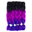 szc Afro Jumbo Braids Hair Extensions 5-pack 2 Tone & 3 Tone Ombre Crochet Braiding Hair High Temperature Kanekalon Synthetic