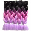 1pcspack Chorliss 24" Ombre Braiding Hair Crochet Braids Synthetic Crochet Hair Extension 100gpack