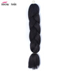 Ishow 24inch Synthetic Braiding Hair Pure Color HighTemperature KanekalonJumbo Braid Hair Extensions Crochet Yaki Texture 1pc100g