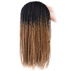 Synthetic Mambo Twist Crochet Braiding Hair 5PcsLot 24" BlackLight Brown