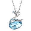 Austrian Crystal Necklace Pendants for Women Mother Girl Gifts Fashion Jewelry Swan Pendants High Quality 5537