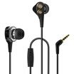 Stereo ST-I81 Stereo HiFi Headphones Dual Dynamic Beating Unit In-Ear Headphones Bass Phone Singing K-song General Apple Earplugs