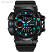 9Colors Trendy Fashion Men Sports Watches Male LED Digital Quartz Wristwatch Water Resistance 30M