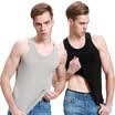 Heng Yuan Xiang ZC-303 Men&39s Vest Cotton Top Shirt Men&39s Tight Short Sleeve Shirt Skirt Sports Hurdle Underwear Black Gray 2 Pack 185110 XXXL