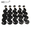 HCDIVA Peruvian Virgin Hair Body Wave 5 Bundle Lot 100 Unprocessed Human Hair Wholesale Price