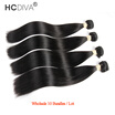 HCDIVA Hair Products Peruvian Virgin Straight Human Hair 10 Bundles Lot Wholesale Price Cheap Good Quality Free Shipping