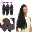 Peruvian Hair Deep Wave Human Virgin Hair 3 Bundles Hair Extensions Free Shipping
