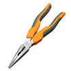 Takama 6 inch eccentric labor-saving needle-nosed pliers sharp pliers pointed pliers multi-function electrical bolt cutters chrome vanadium steel 104160