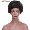 AISI HAIR Synthetic Short Pixie Cut Wigs for Black Women Curly Hair With Bangs Hairstyle