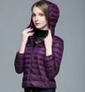 Plus Size S-3XL Ultra Light Winter Jacket 2017 Fashion Women Duck Down Coat Solid Color Hooded Zippers