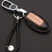 Huashi Nissan Key Case Nissan Leather Key Case Keychain Cover Refit Special C-Sports Black
