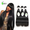 7A Malaysian Virgin Straight Hair 3 Bundles Straight Hair Bundle Deals Malaysian Straight Hair Weaving Silky&Soft Hair Bundles