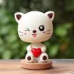 Molong kiss cat creative car shaking head spring decoration ornament cartoon car decoration car car supplies gift cat