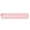 Kinbor straps fashion small pencil bag leather stationery bag student supplies girls models pure white DTB6244-1