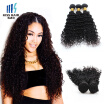 kisshair deep wave Indian human hair weft high quality Indian temple hair bundles 3 pieceslot