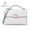 BAFELLI women shoulder bag split leather fresh color envelope white red bolsos mujer crossbody bags for women messenger bags