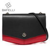 BAFELLI creative split leather inverted triangle shoulder bag panelled hasp bolsa feminina crossbody bag women messenger bags