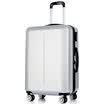 Vantiiear TROLLEY CASE Caster wear-resistant anti-fall suitcase 20-inch men&women suitcase boarding box silver