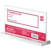 Deli deli 50858 T-type strong magnetic adsorption acrylic table table card card transparent
